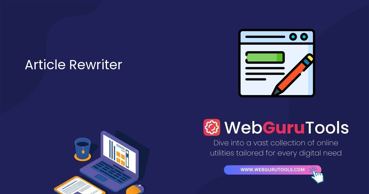 Article Rewriter | Paraphrasing Tool