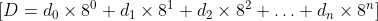 Octal to Decimal Formula